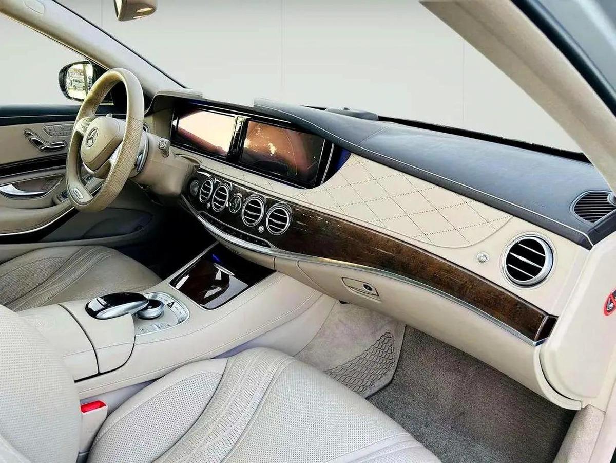 MERCEDES BENZ S63 ///AMG - 2014 - SILVER WITH BEIGE - SUPER CLEAN CAR FRESH JAPAN IMPORT-7-7