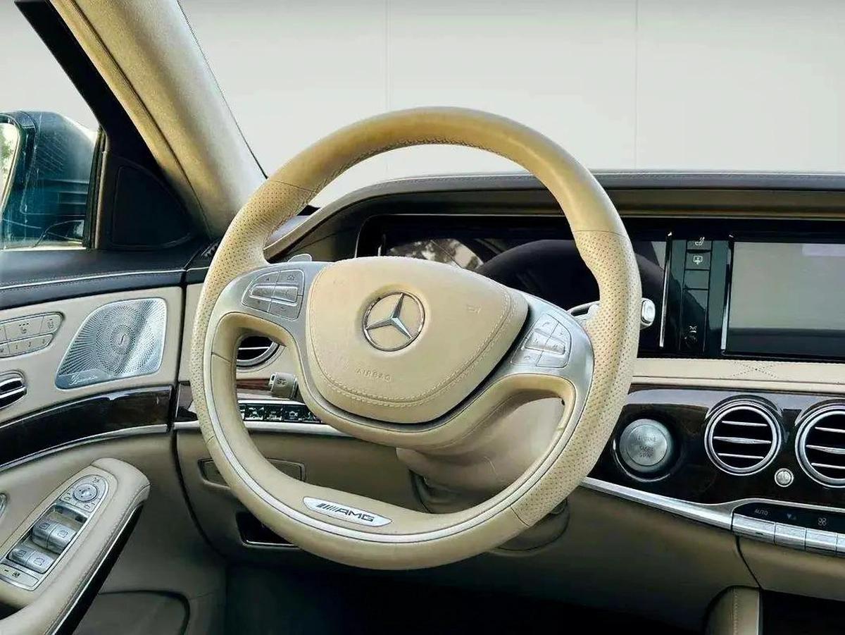 MERCEDES BENZ S63 ///AMG - 2014 - SILVER WITH BEIGE - SUPER CLEAN CAR FRESH JAPAN IMPORT-4-4
