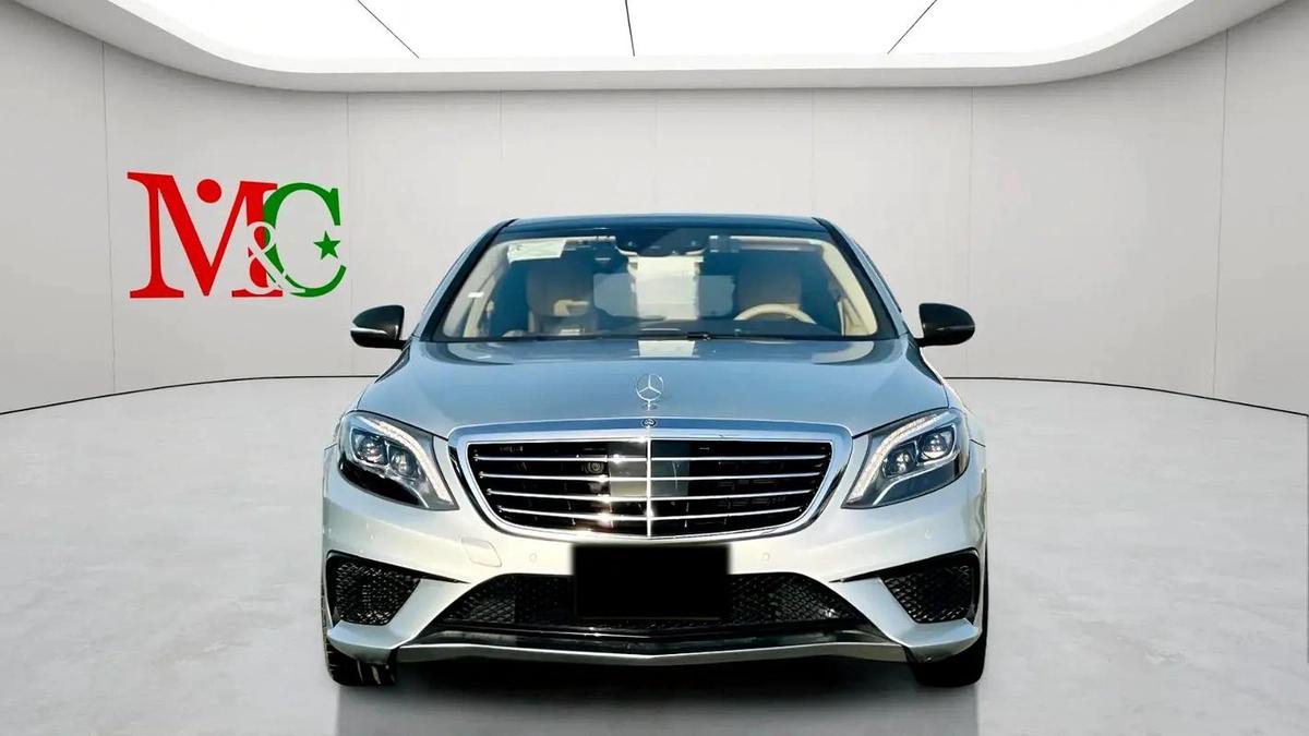 MERCEDES BENZ S63 ///AMG - 2014 - SILVER WITH BEIGE - SUPER CLEAN CAR FRESH JAPAN IMPORT-5-5