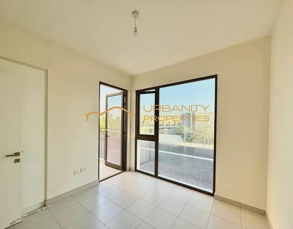 Single Row | Direct Pool View | Bright 3BR + Maid | Vacant-1-1