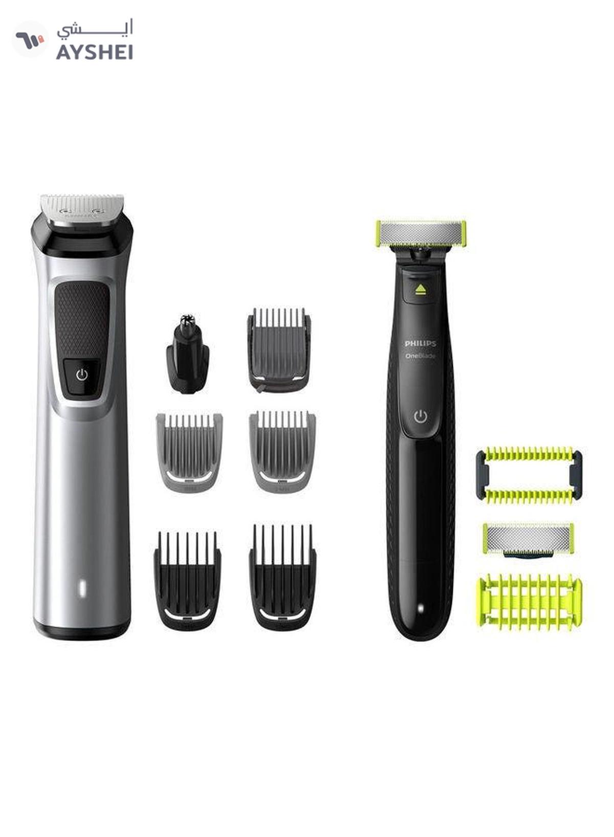 Philips Multigroom series 9000 12-in-1, Face, Hair and Body MG9710/93, 2 Years Warranty-0-0