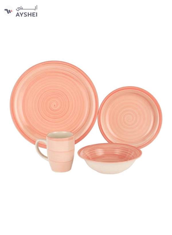 Delcasa 16Pc Stoneware Dinner Set Microwave Oven and Freezer Safe