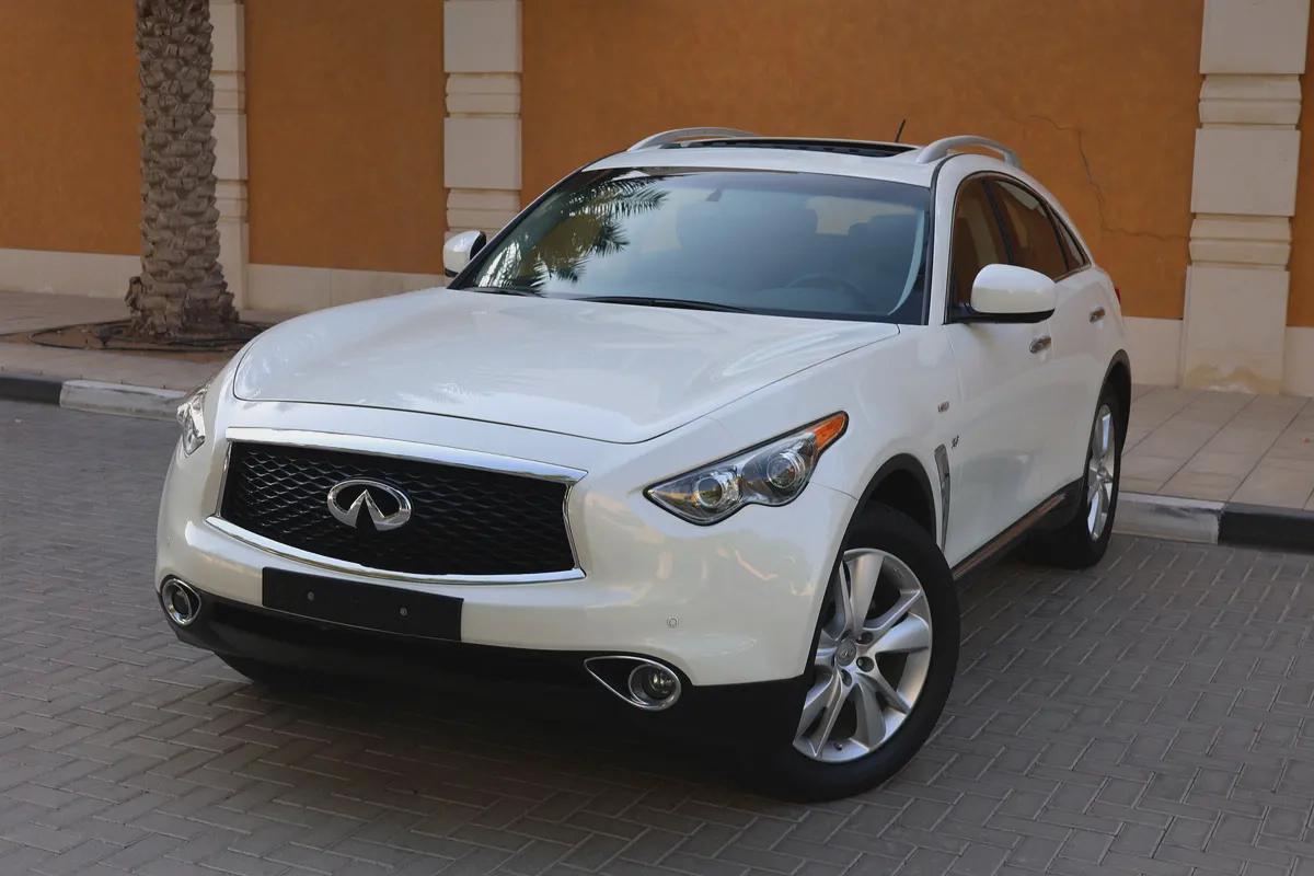 INFINITI QX70 LUXURY 3.7L V6 - GCC SPECS - ORIGINAL PAINT - UNDER WARRANTY - ACCIDENT FREE --0-0