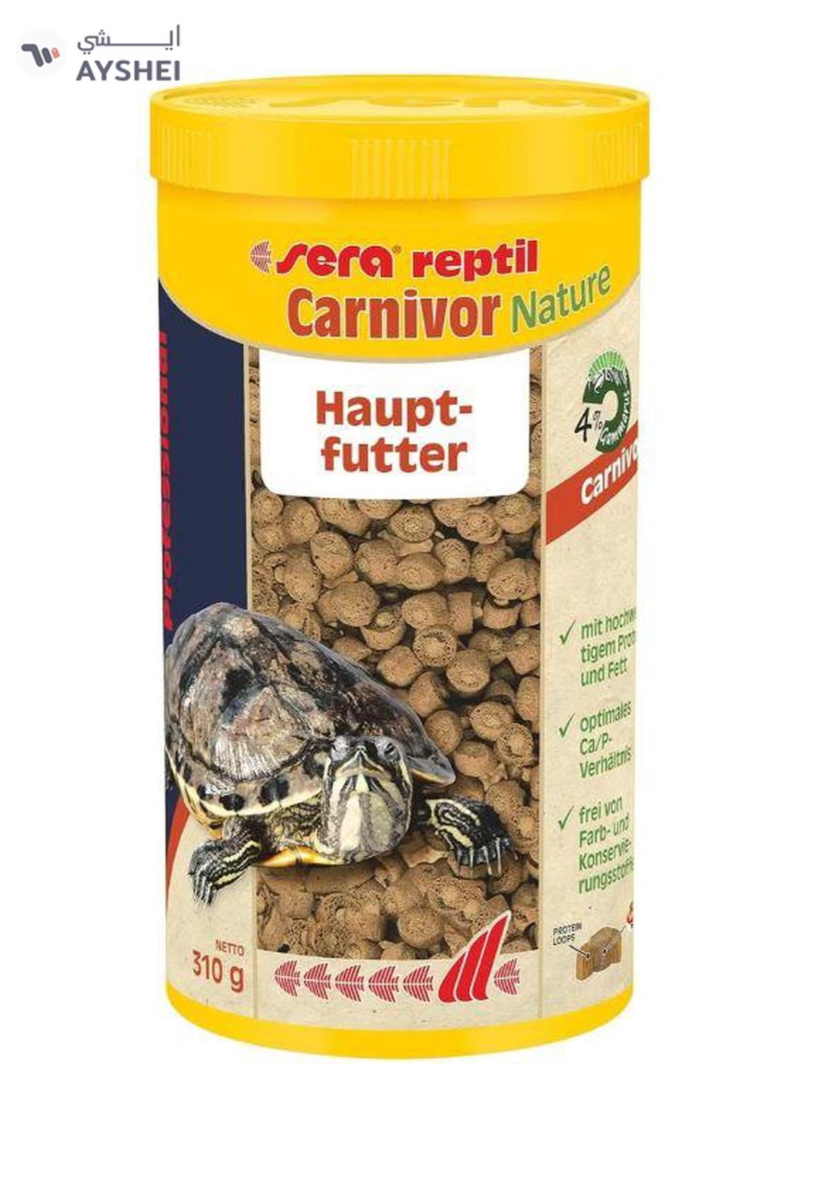 Sera Reptil Profess Carnivor, Two Colored Floating Granules Supplementary Food 1000Ml, Multi Colour-0-portrait