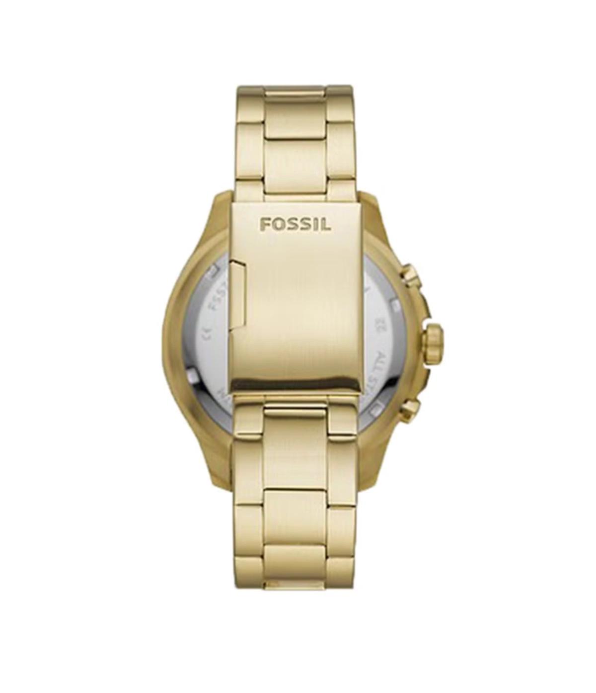 Fossil Men's Water Resistant Chronograph Watch FS5727 - 46 mm - Gold-2-2