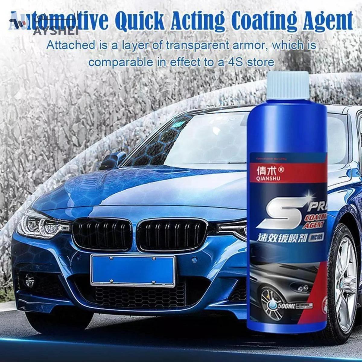 3 in 1 High Protection Fast Car Ceramic Coating Spray, Car Shield Coating Car Paint Repair, Car Scratch Nano Repair Spray, Car Coating Fast Wax Polishing Spray for Scratch Repair-1-1