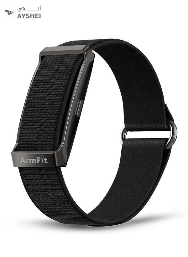 Armfit Deep Zeero Membership fee fitness tracker band Health and Fitness Wearable – 24/7 Activity Tracker Sleep Tracking, with app support – 15+ Days Battery Life black