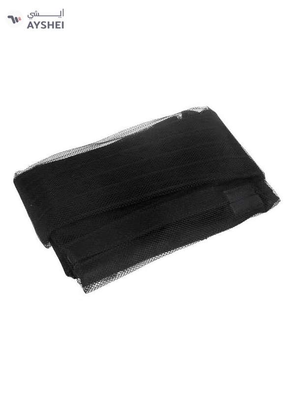 Magnetic Mesh Curtain Black