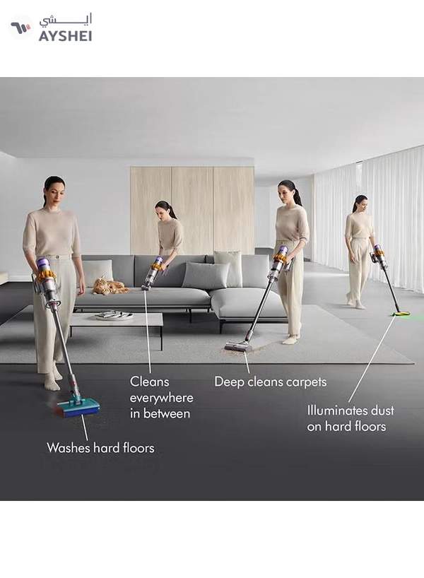 dyson Detect Submarine Wet & Dry Vacuum 660 W V15 Detect Submarine Yellow/Nickel