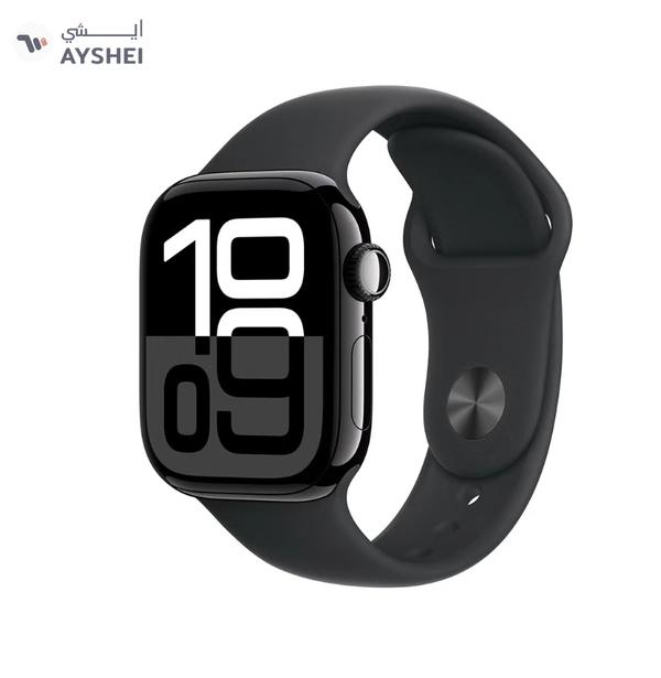 Apple Watch Series 10 GPS 46mm Jet Black Aluminium Case With Black Sport Band