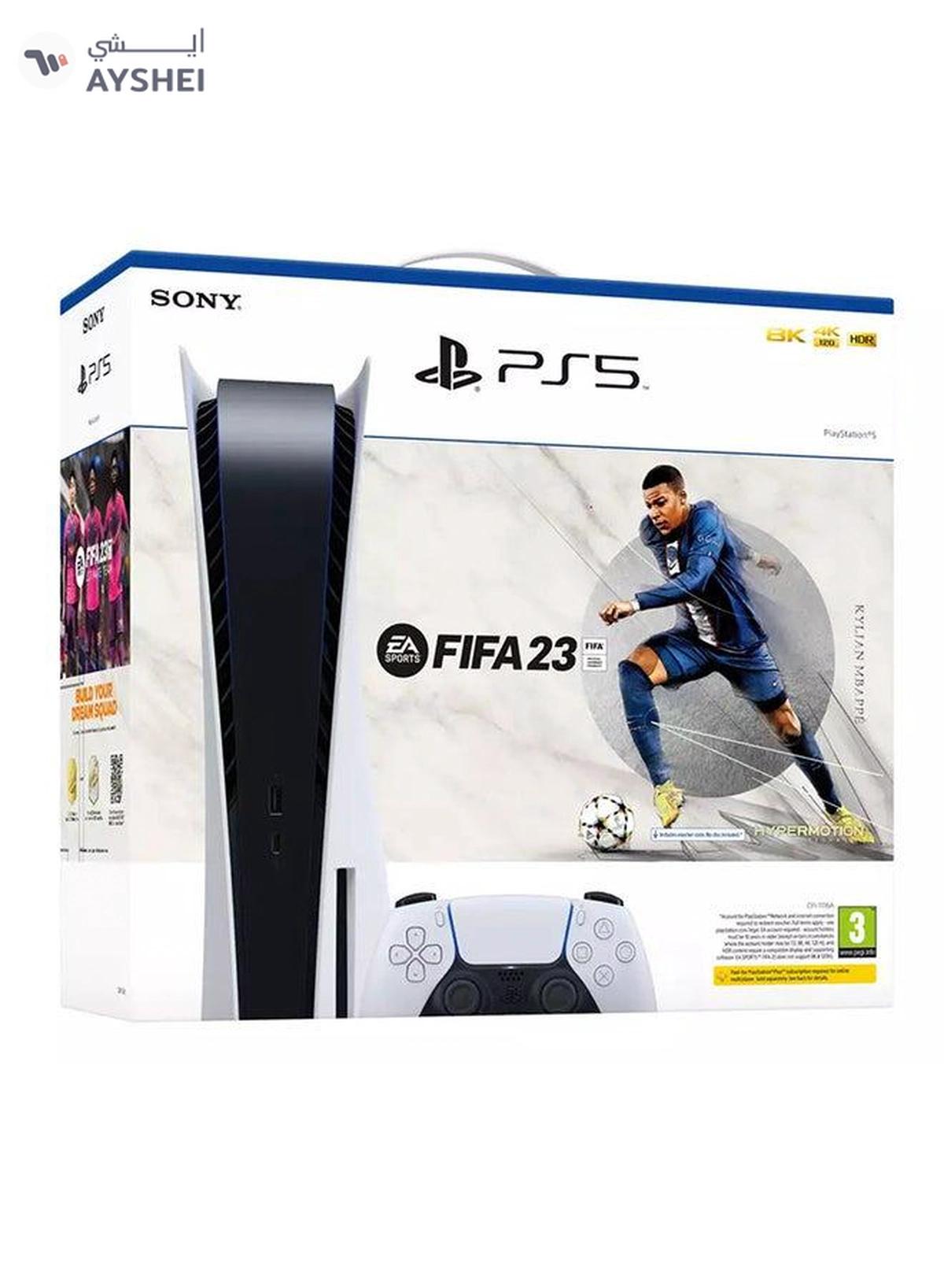 Sony PlayStation 5 (Disc Version) With FIFA 23-0-portrait