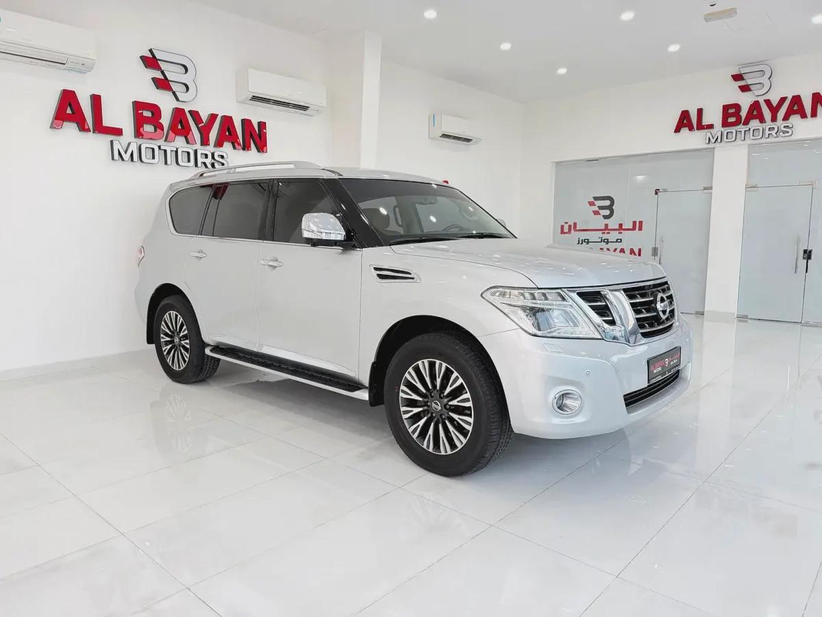نيسان باترول بلاتينيوم سته سلندر V6 فضي / زعفراني خليجي Nissan Patrol SE Platinum 2017 - GCC Specs-0-0