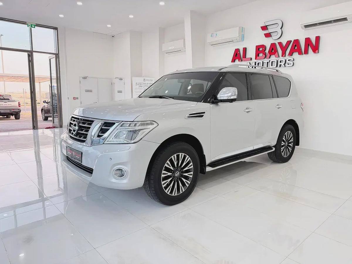 نيسان باترول بلاتينيوم سته سلندر V6 فضي / زعفراني خليجي Nissan Patrol SE Platinum 2017 - GCC Specs-1-1