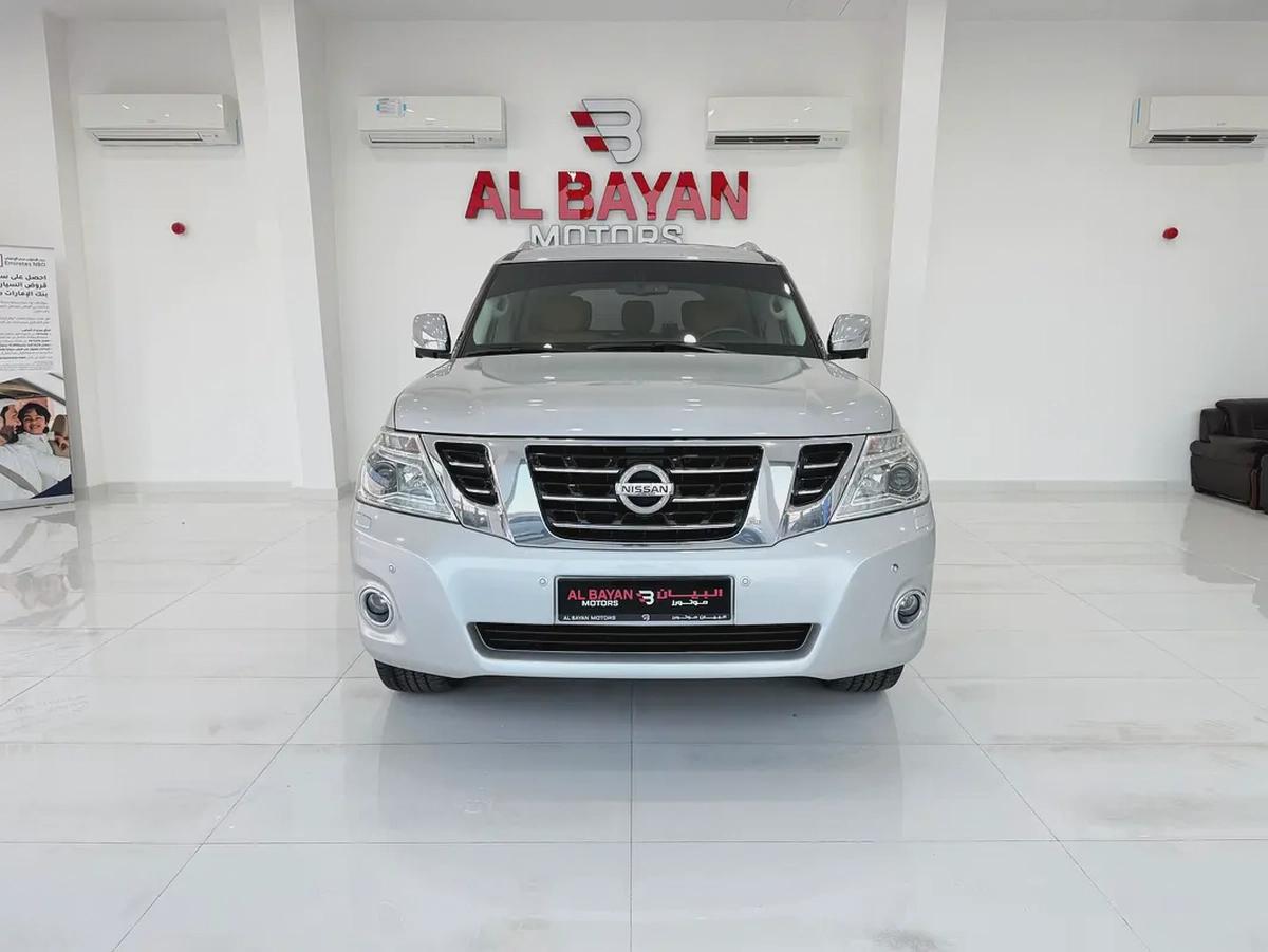 نيسان باترول بلاتينيوم سته سلندر V6 فضي / زعفراني خليجي Nissan Patrol SE Platinum 2017 - GCC Specs-4-4