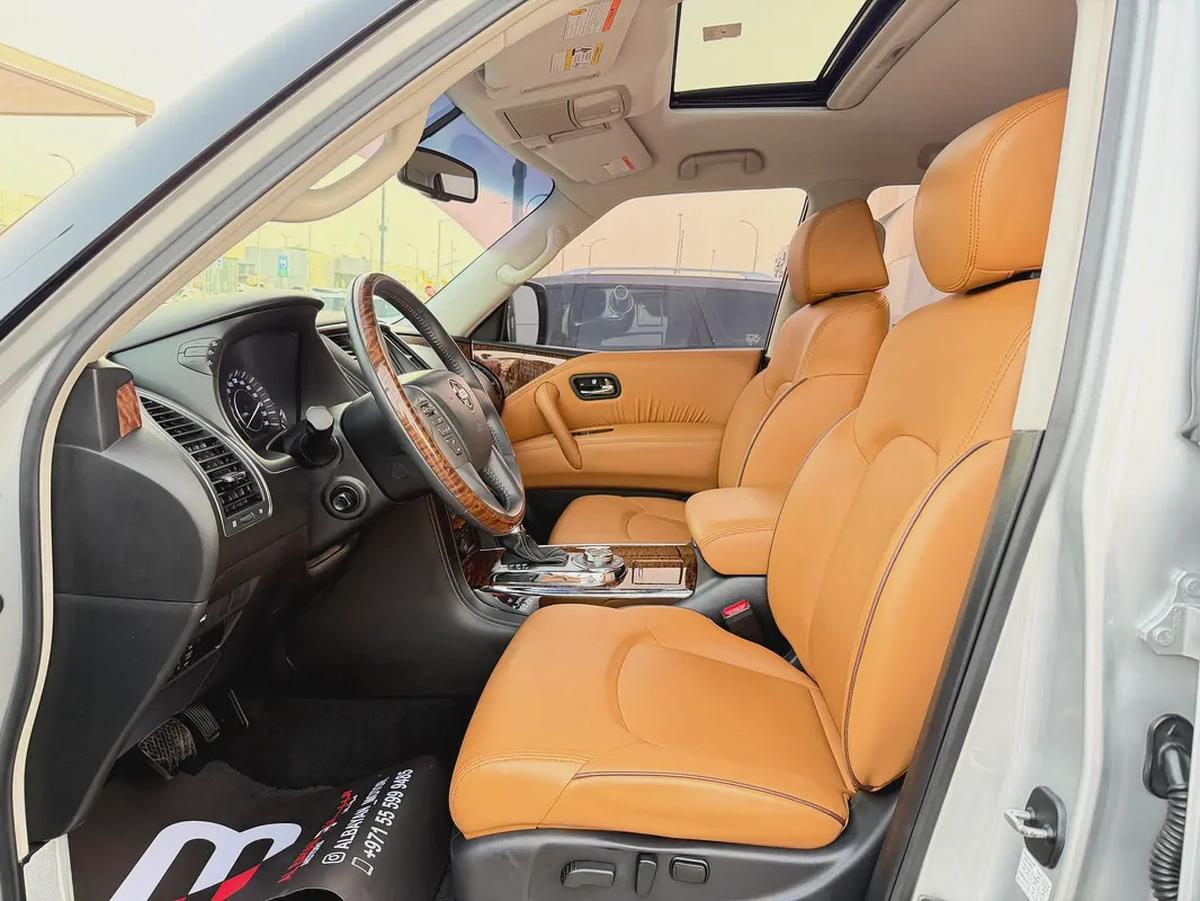 نيسان باترول بلاتينيوم سته سلندر V6 فضي / زعفراني خليجي Nissan Patrol SE Platinum 2017 - GCC Specs-6-6