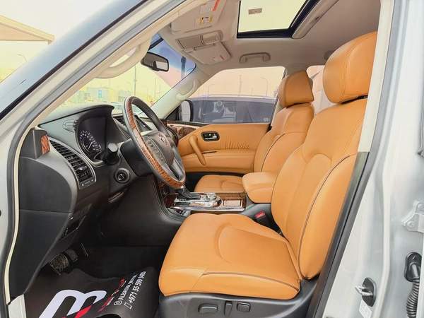 نيسان باترول بلاتينيوم سته سلندر V6 فضي / زعفراني خليجي Nissan Patrol SE Platinum 2017 - GCC Specs