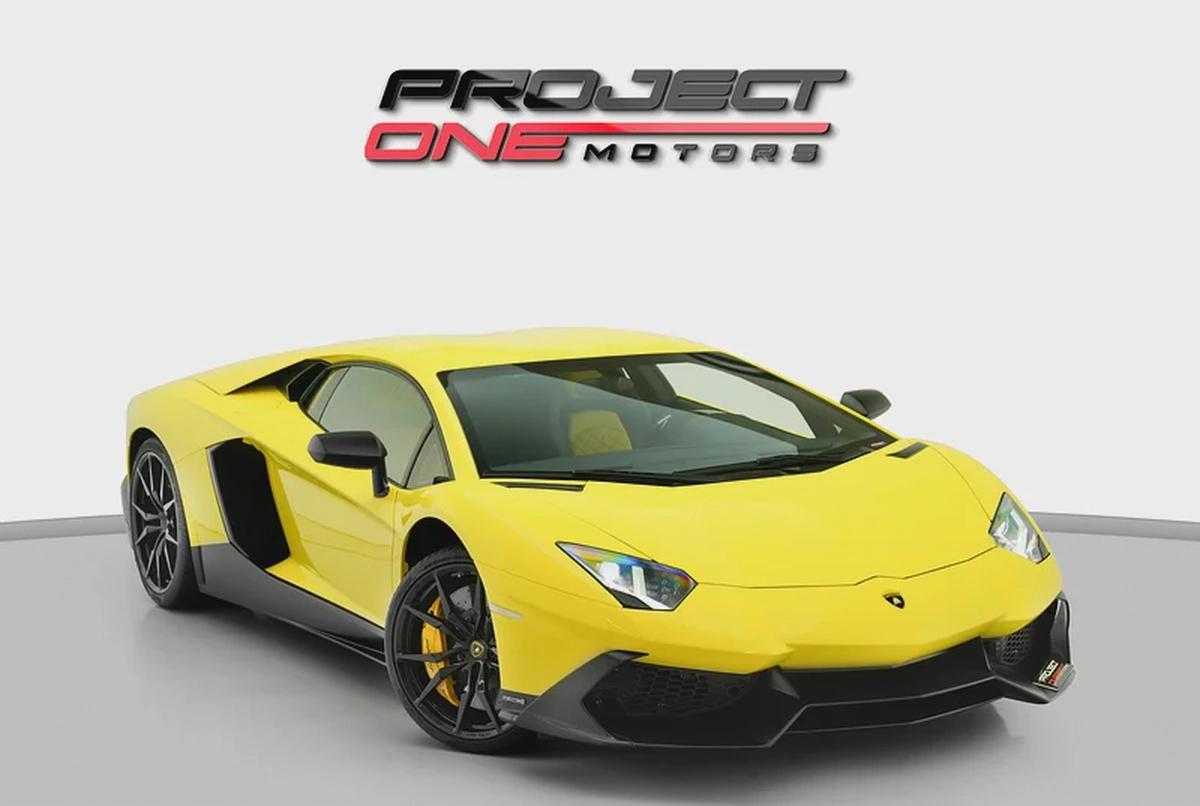 2014 LAMBORGHINI AVENTADOR LP 720-4 50th ANNIVERSARIO-0-0
