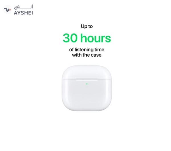 Apple AirPods 4 Wireless Earbuds, Bluetooth Headphones, Personalized Spatial Audio, Sweat and Water Resistant