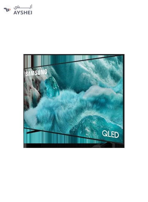 Samsung 85-Inch QLED 4K TV, 4K Upscaling, Secured by Knox, Free Contents by Samsung TV Plus, Operating System Tizen, 50Hz, Model Year 2025 - QA85Q7FAAUXSA Black