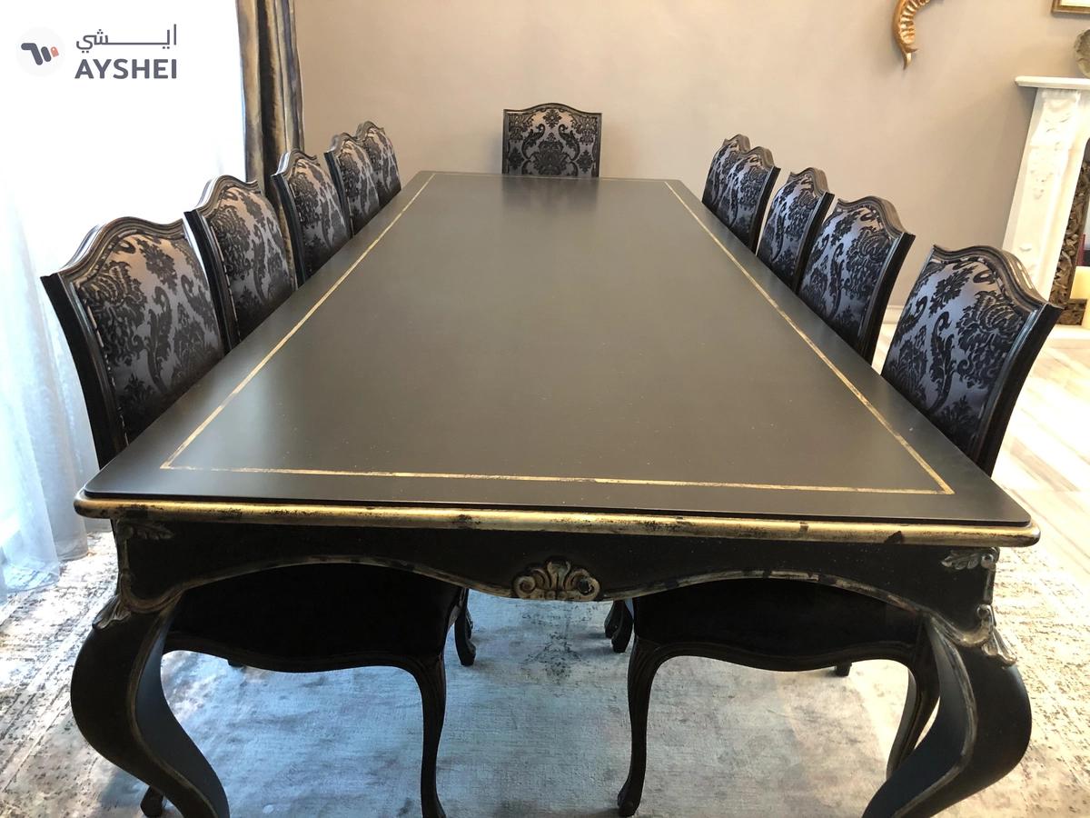 Dinning Table set 12 chairs luxurious-8-8