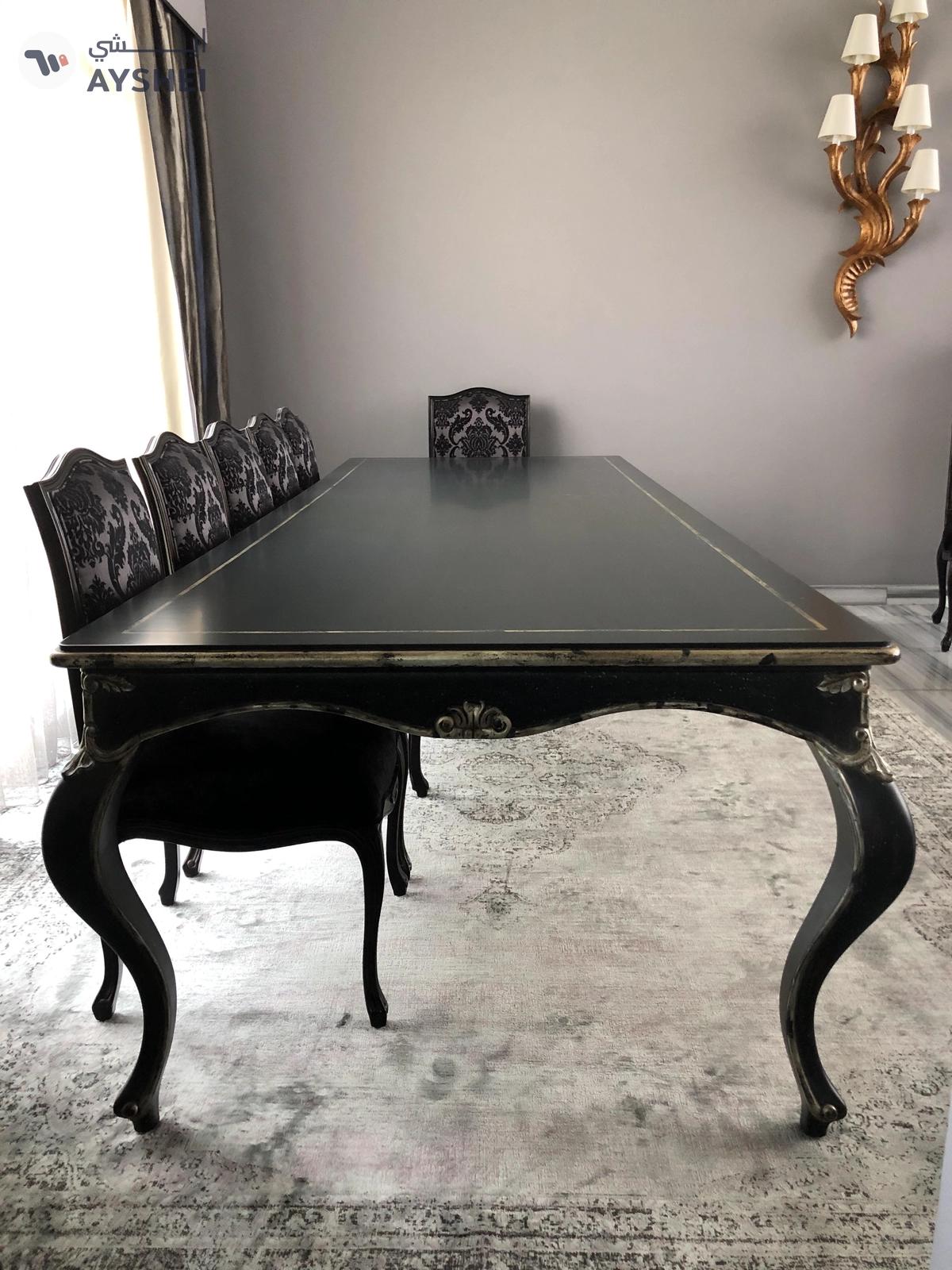 Dinning Table set 12 chairs luxurious-6-6