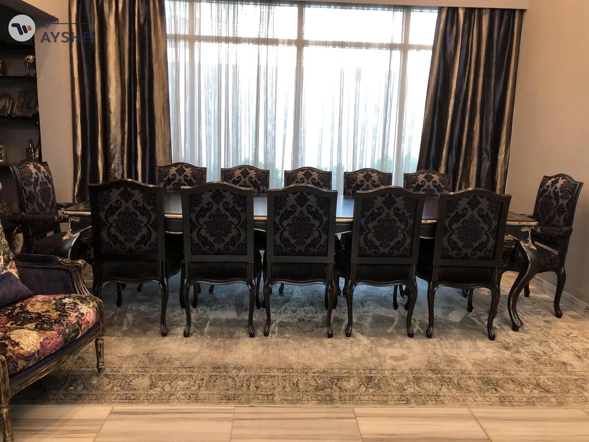 Dinning Table set 12 chairs luxurious-5-5