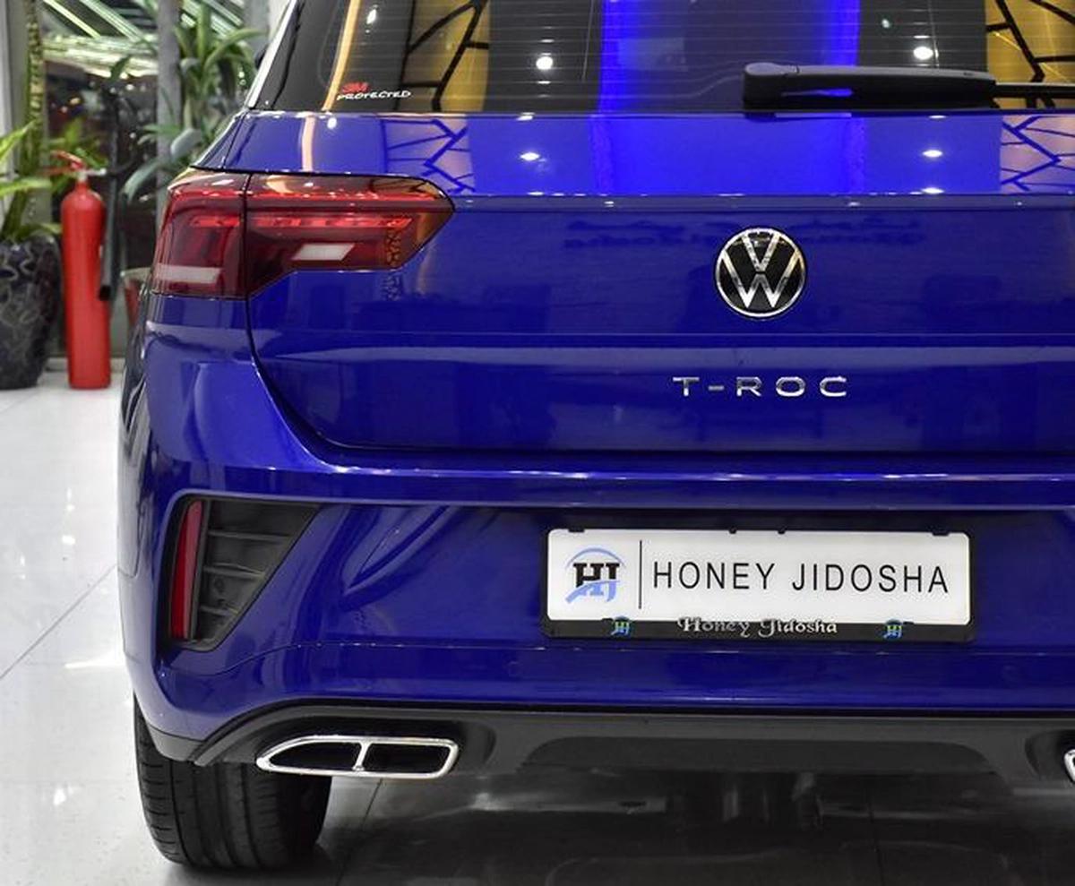 Volkswagen T-ROC R-Line ( 2023 Model ) in Blue Color GCC Specs-6-6