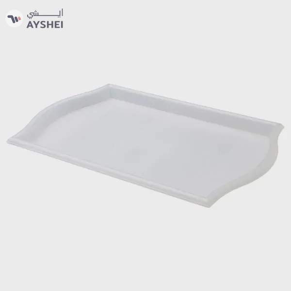 SMULA Sleek & Stylish Transparent Serving Tray - 52x35 cm for Elegant Entertaining