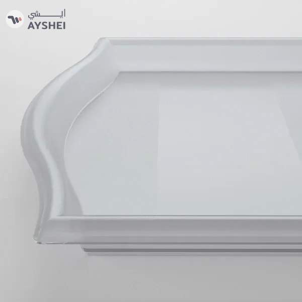 SMULA Sleek & Stylish Transparent Serving Tray - 52x35 cm for Elegant Entertaining