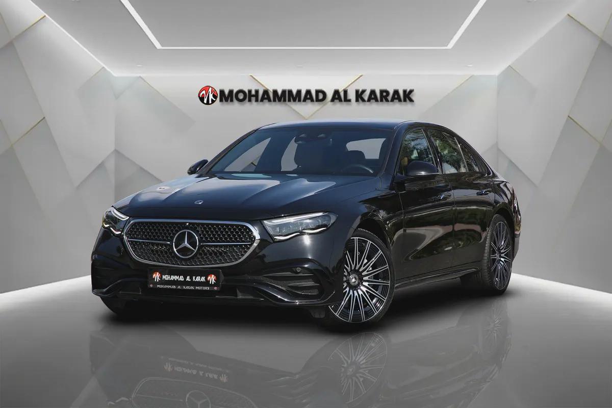 MERCEDES BENZ E 300 - 2024 - GCC - GARGASH WARRANTY + SERVICE CONTRACT - ORIGINAL PAINT-1-1