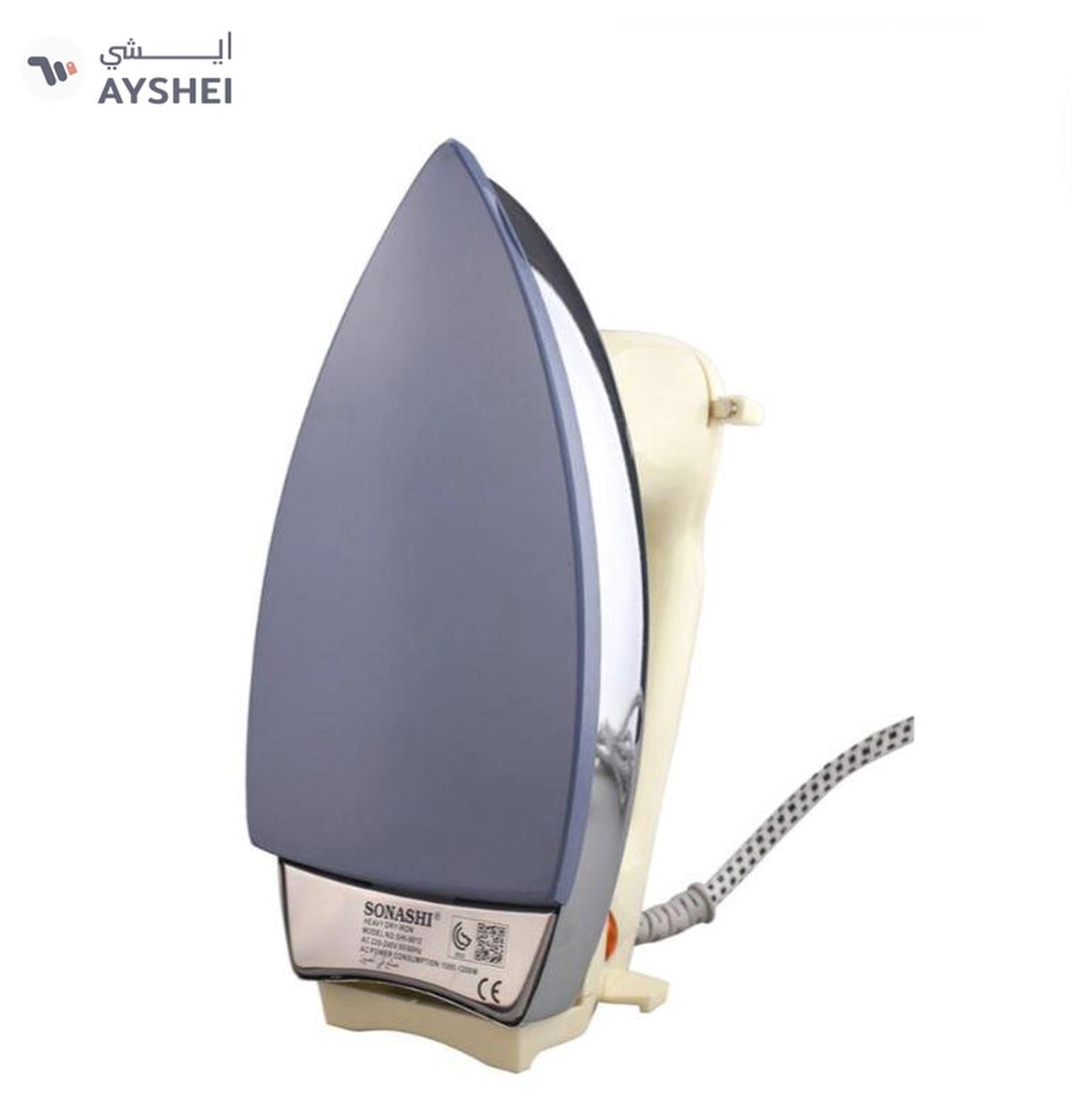 Sonashi Heavy Iron - Grey Ceramic Coated Soleplate | Overheat Safety Protection -1-portrait