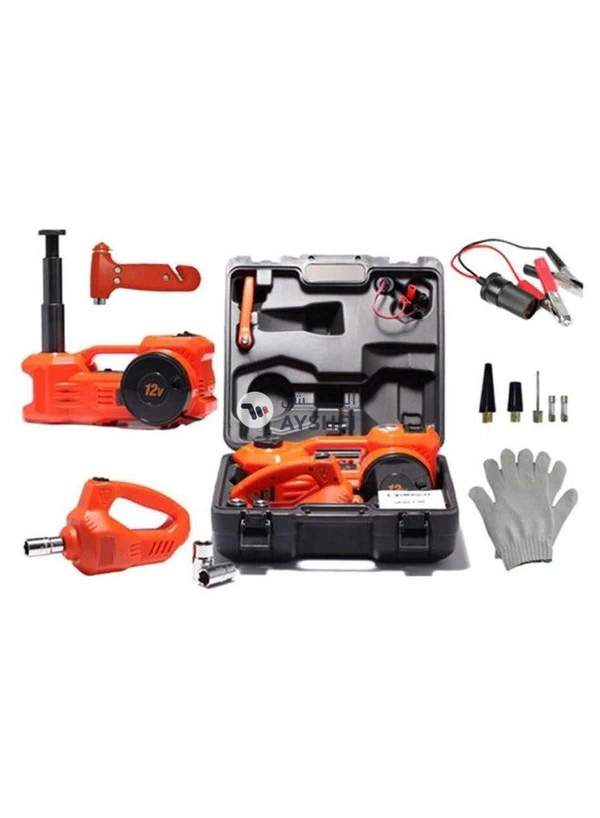 Generic 4-In-1 Electric Hydraulic Floor Jack Kit