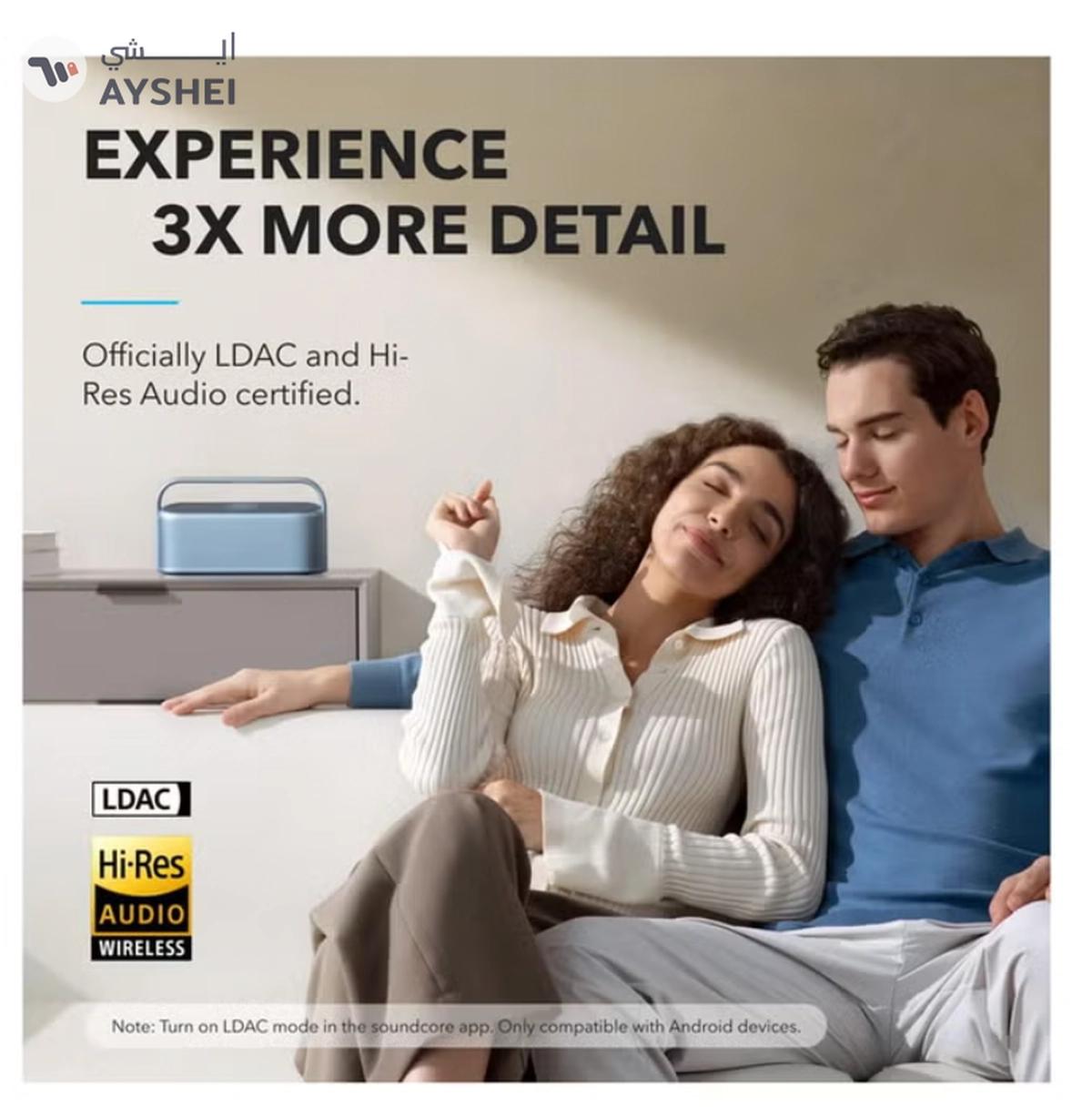 Soundcore Motion X600 Portable Bluetooth Speaker With Wireless Hi-Res Spatial Audio-3-3