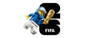 LEGO Editions FIFA World Cup Official Trophy Toy - 3D DIY Model Kit w/a Collectible Minifigure - Football