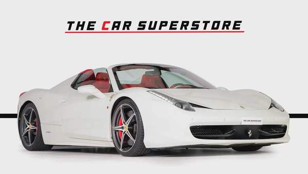 Ferrari 458 Spider -GCC- well maintained- Just serviced