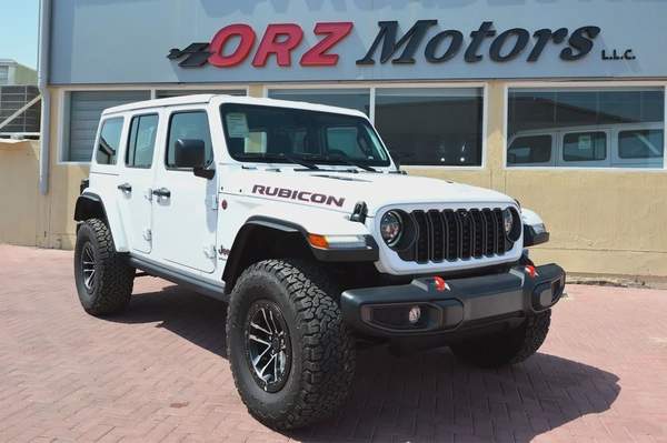 DEALERSHIP 5 YRS WTY 3 YRS SP | 2025 JEEP WRANGLER 4DR RUBICON WHITE (2.0L) | BANK FINANCE | GCC