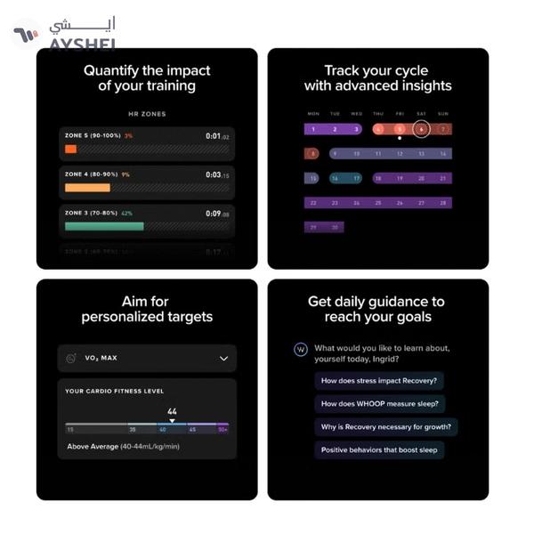 Whoop One – 12-Month Membership – 5.0 Health and Fitness Wearable