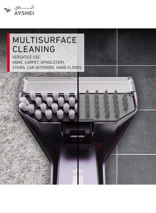 HOOVER Spotless Clean Portable Lightweight Carpet & Upholstery Multi Surfaces Cleaner For Car Seats, Sofa, Kitchen, Outdoor & More, Removes Spots Spills & Tough Stains 2.6 L 400 W CDCW-CSME Blue/Grey