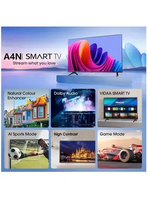 Hisense 32 Inch HD Smart LED TV With 60Hz, High Contrast, Natural Color Enhancer, Dolby