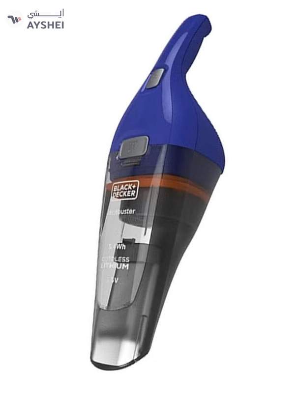 BLACK+DECKER Cordless Dustbuster With Lithium Ion Battery 3.6V NVC115WA-B5 Blue/Grey