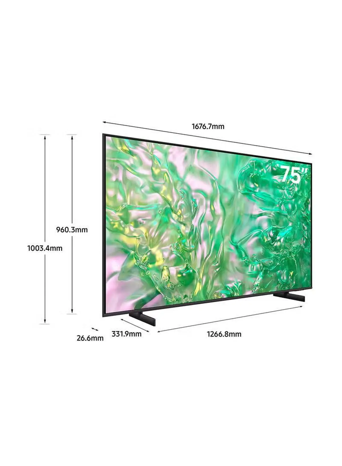 Samsung 75" 4K UHD Smart Television - UA75DU8000UXZN (2024 Model)-6-6
