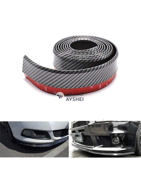 SKEIDO Car Stickers Front Lip Side Skirt Rubber Strip Splitter Spoiler For Vehicle