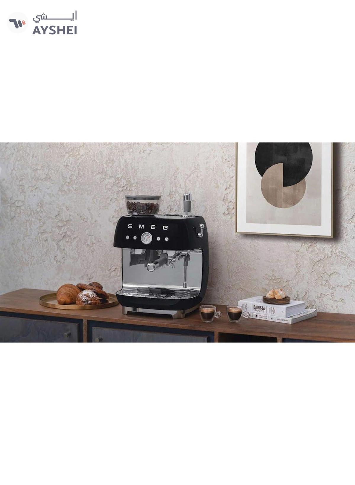 smeg ‘50’s Style’ Coffee Machine with Built in Grinder 0.01 L 1600 W EGF03BLAU Black-4-4