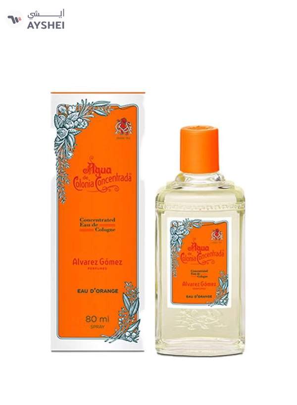 Alvarez Gomez Concentrated Eau De Cologne Spray, Orange, 80 ML