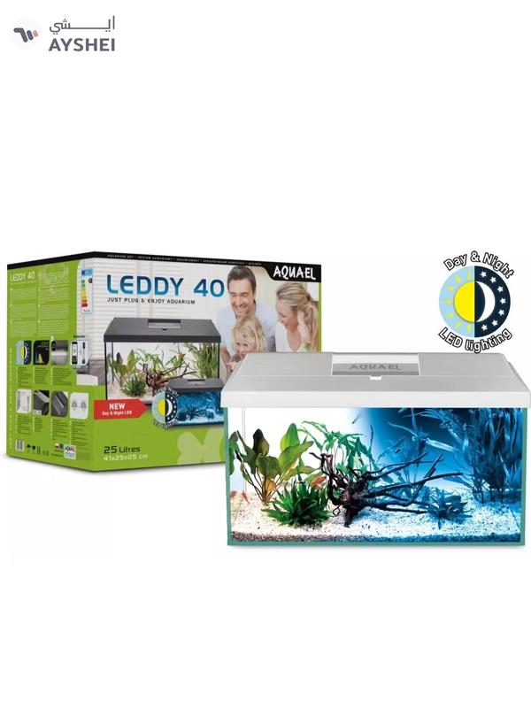 AQUARIUM Aquael Aquarium Set Leddy 40 Black Day & Night