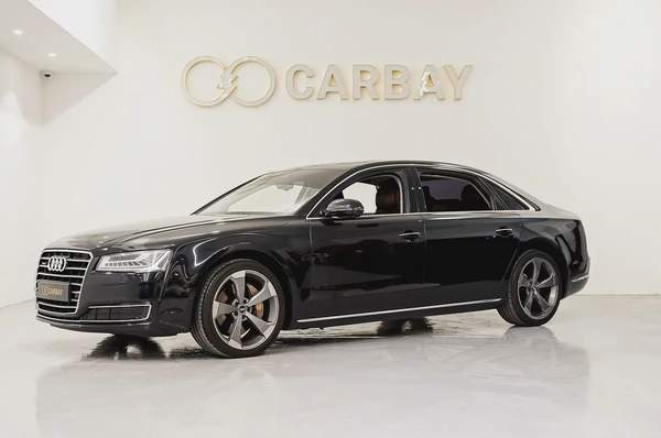 AED 1391 PM | AUDI A8L 50TFSI 2015 | HIGH OPTIONS | WELL MAINTAINED | 1 YEAR WARRANTY | GCC