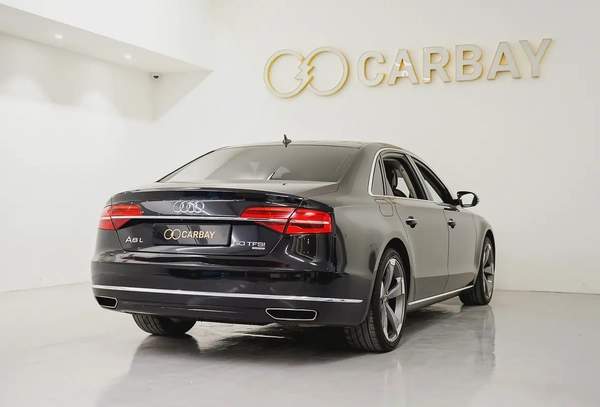 AED 1391 PM | AUDI A8L 50TFSI 2015 | HIGH OPTIONS | WELL MAINTAINED | 1 YEAR WARRANTY | GCC