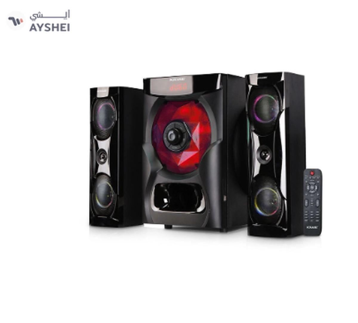 Sonashi 2.1ch Multimedia Bluetooth Speakers With FM Radio And Karaoke Function SHS-2105USRB-0-landscape