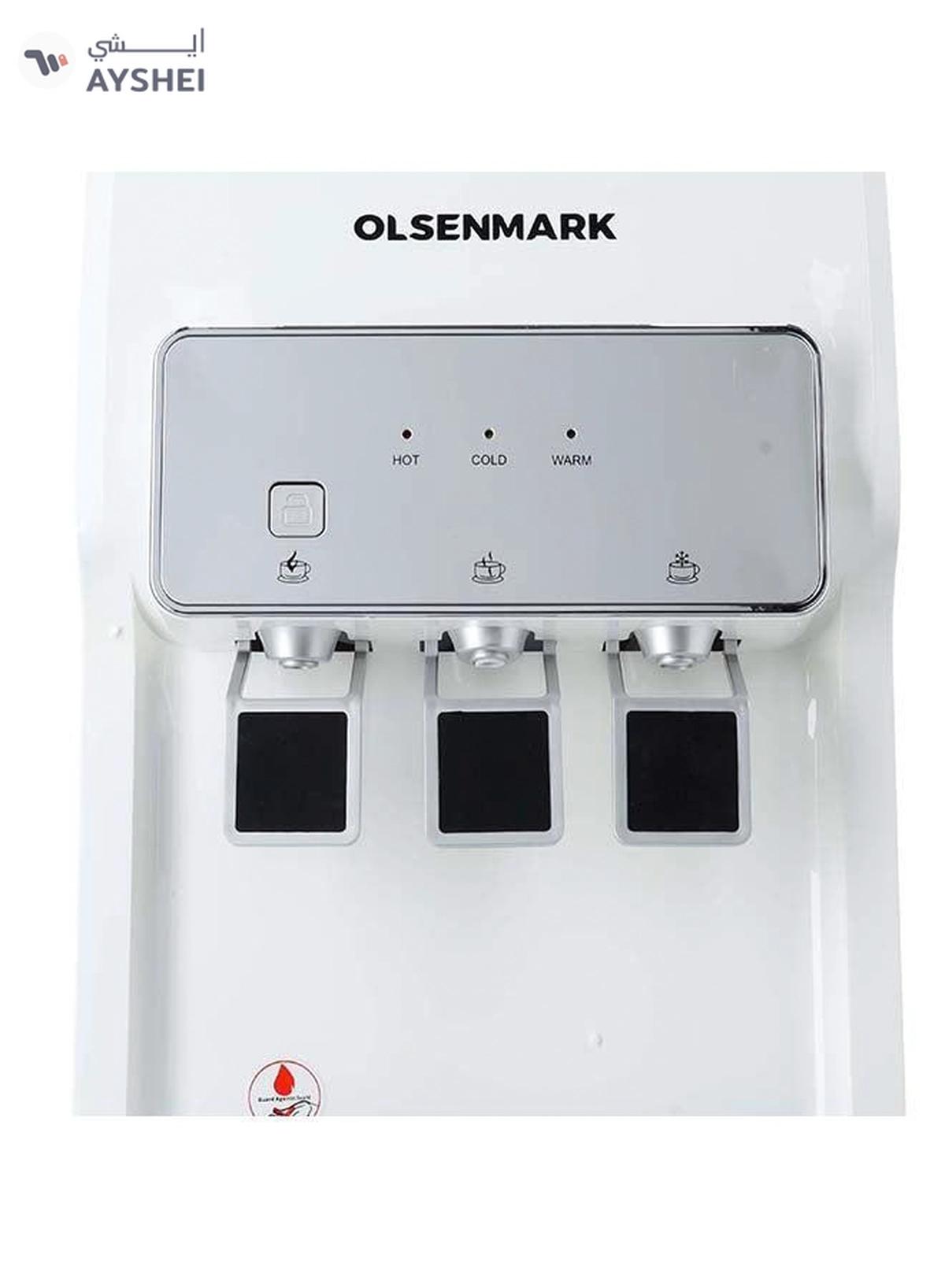 Olsenmark Hot And Cold Water Dispenser with cabinet OMWD1626 White-1-1