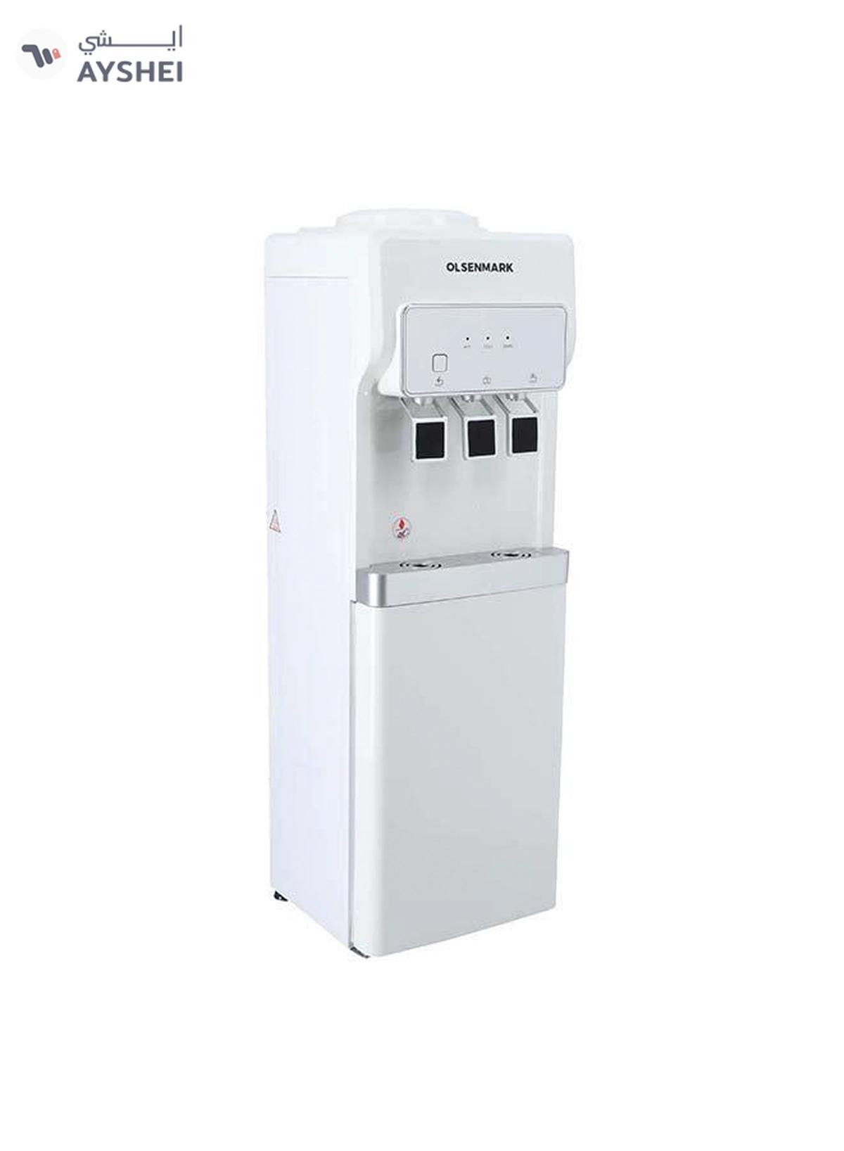 Olsenmark Hot And Cold Water Dispenser with cabinet OMWD1626 White-2-2